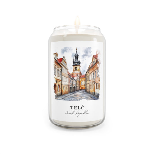 Telč, Czech Republic scented soy candle