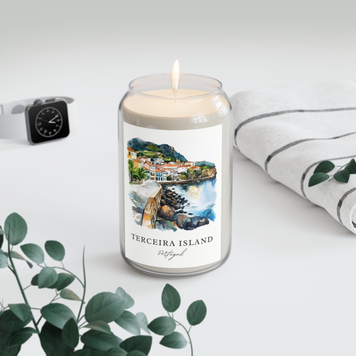 Terceira Island, Portugal scented soy candle