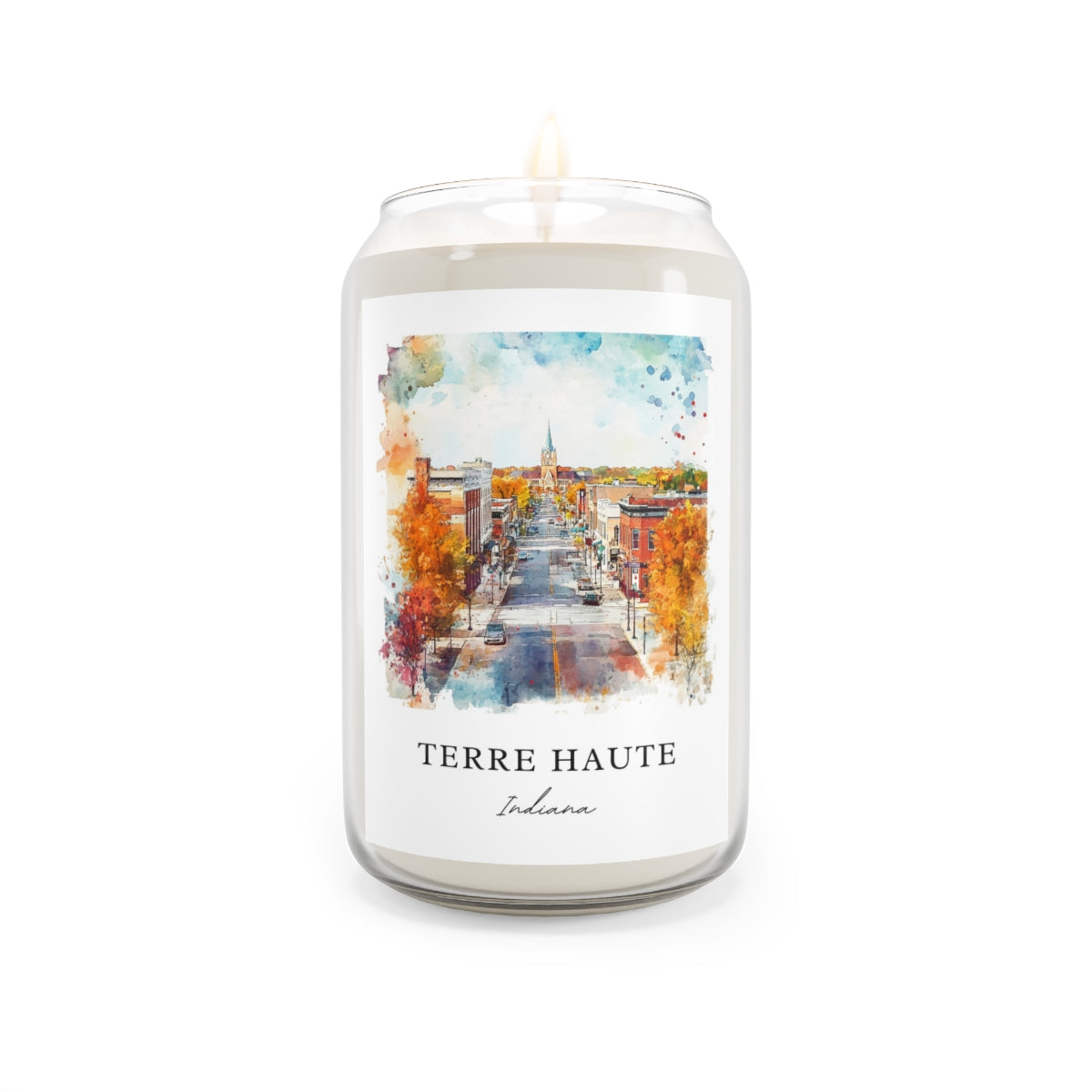 Terre Haute, Indiana scented soy candle