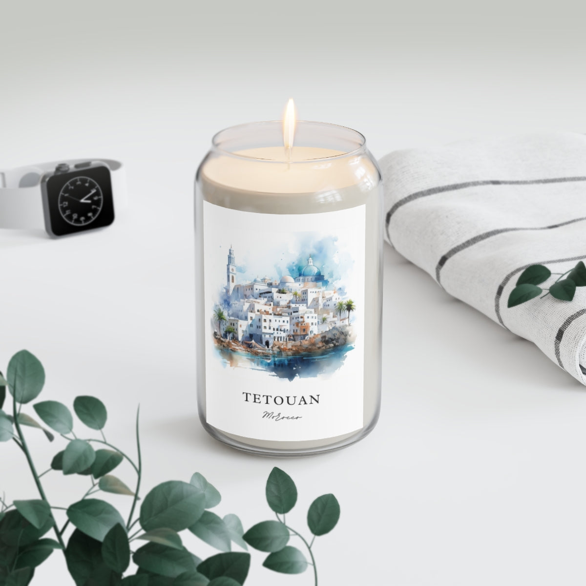 Tetouan, Morocco scented soy candle