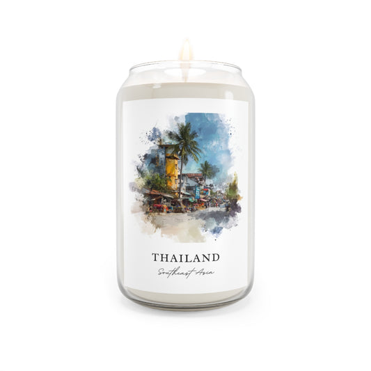 Thailand, Southeast Asia scented soy candle
