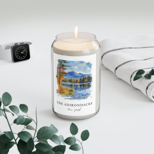 The Adirondacks, New York scented soy candle