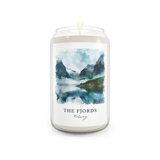 The Fjords, Norway scented soy candle