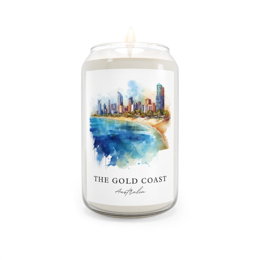 The Gold Coast, Australia scented soy candle
