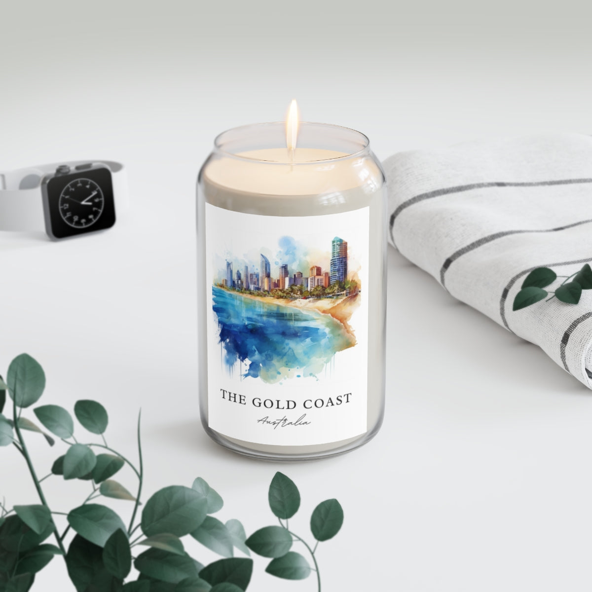 The Gold Coast, Australia scented soy candle