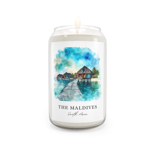 The Maldives, South Asia scented soy candle