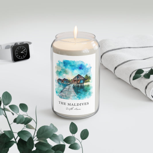 The Maldives, South Asia scented soy candle