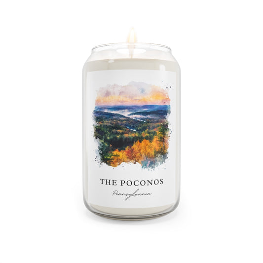 The Poconos, Pennsylvania scented soy candle