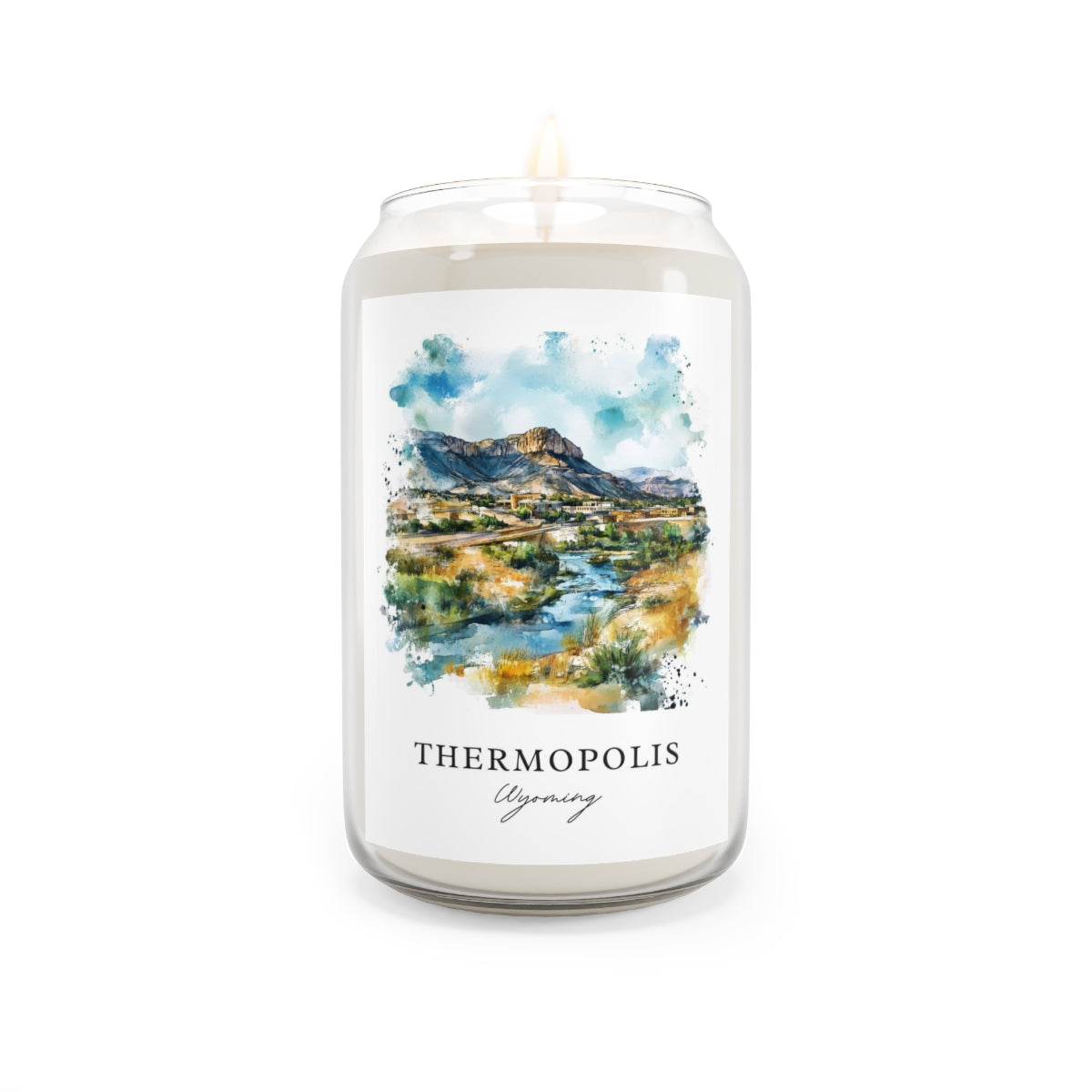 Thermopolis, Wyoming scented soy candle