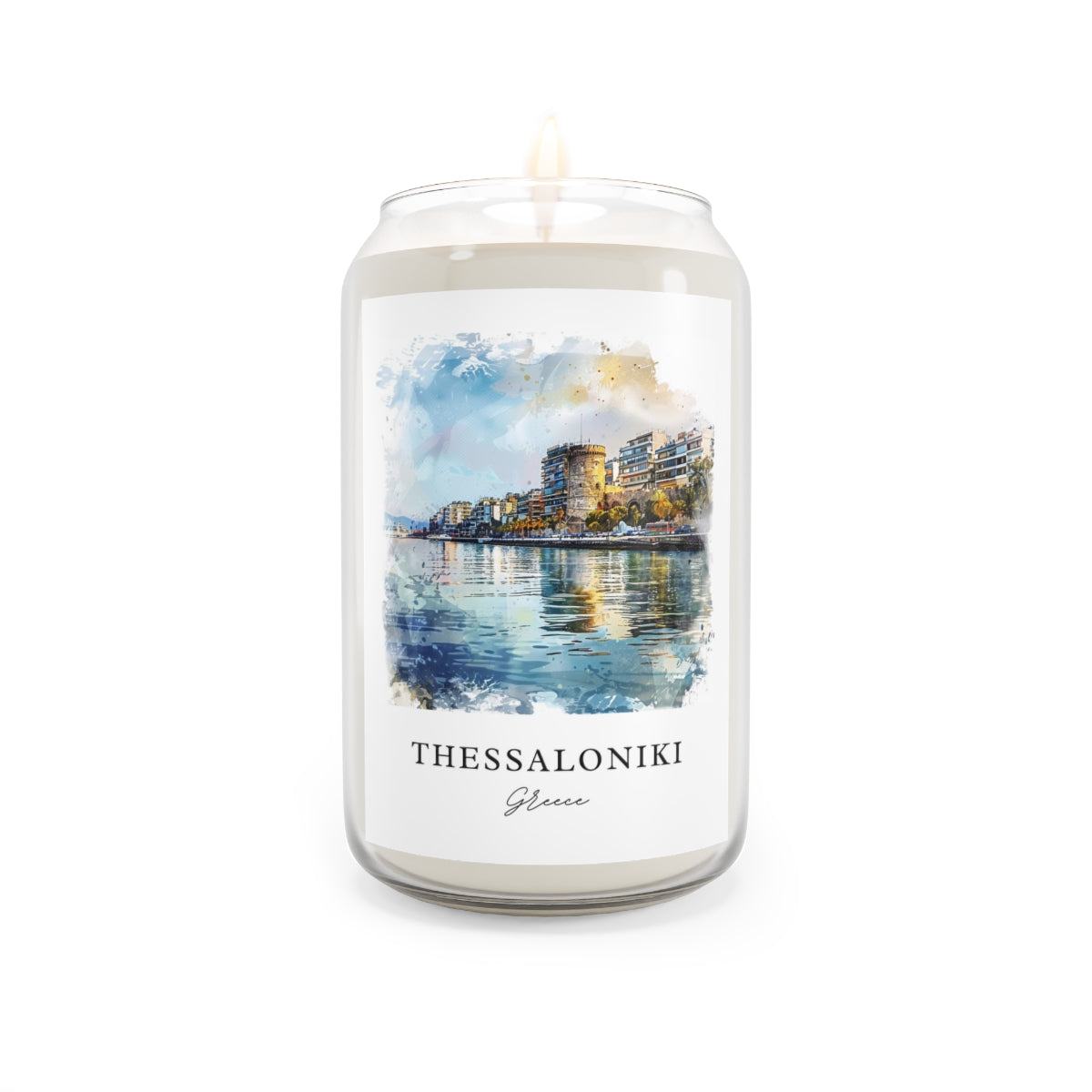 Thessaloniki, Greece scented soy candle