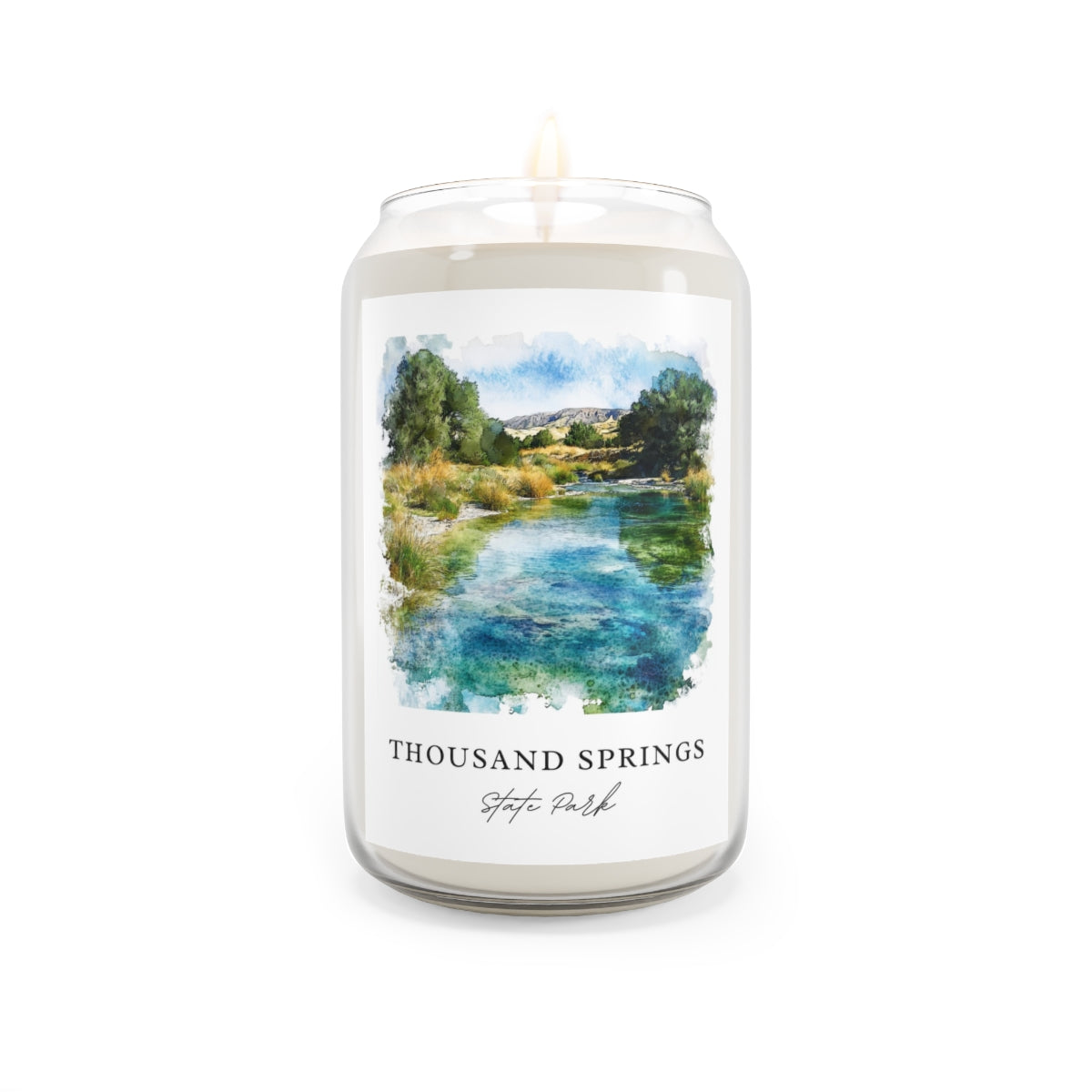 Thousand Springs, State Park scented soy candle