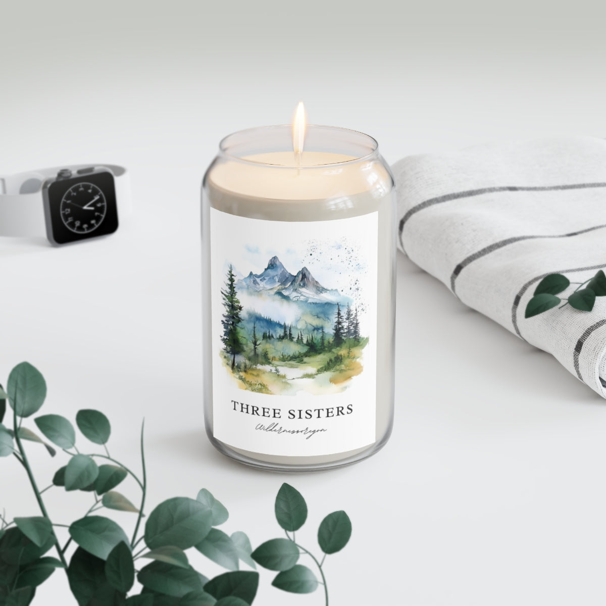 Three Sisters, Wildernessoregon scented soy candle