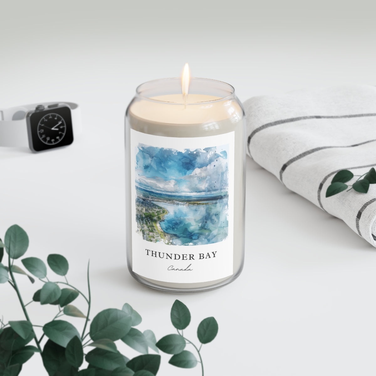 Thunder Bay, Canada scented soy candle