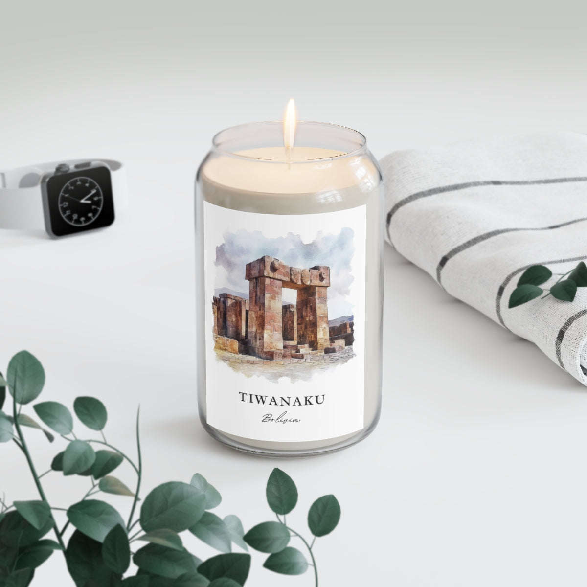 Tiwanaku, Bolivia scented soy candle