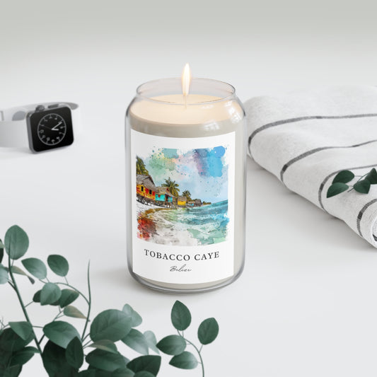 Tobacco Caye, Belize scented soy candle
