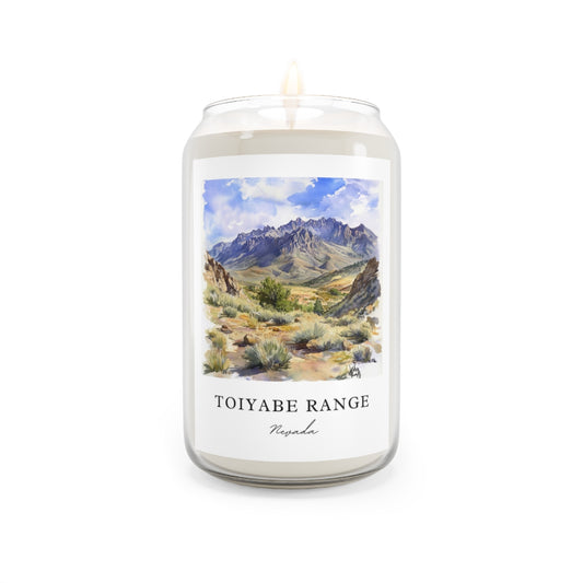 Toiyabe Range, Nevada scented soy candle