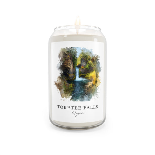 Toketee Falls, Oregon scented soy candle