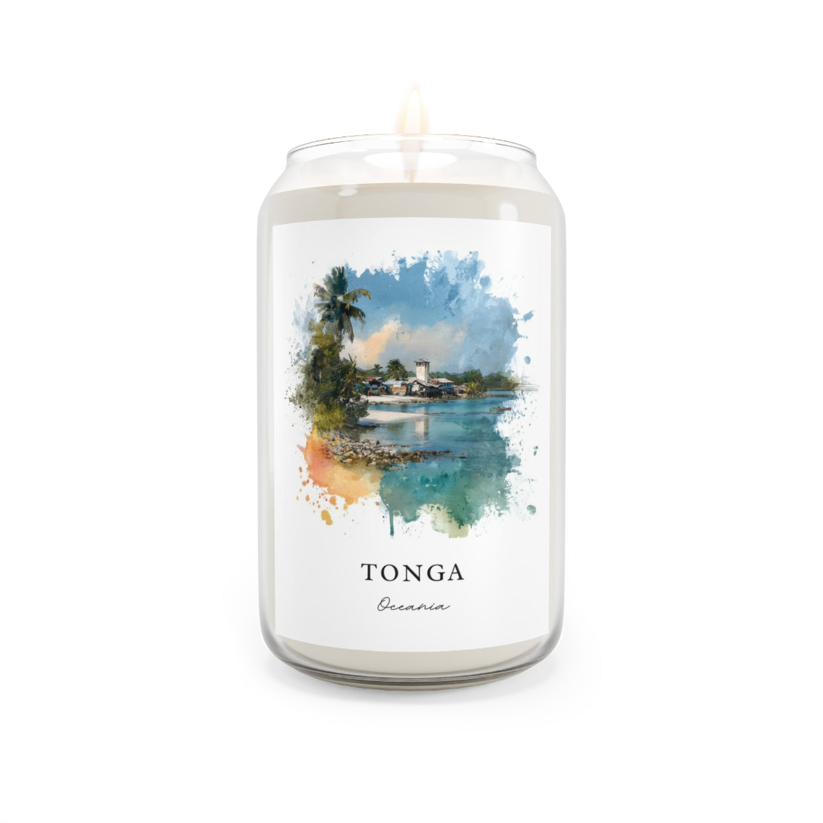 Tonga, Oceania scented soy candle