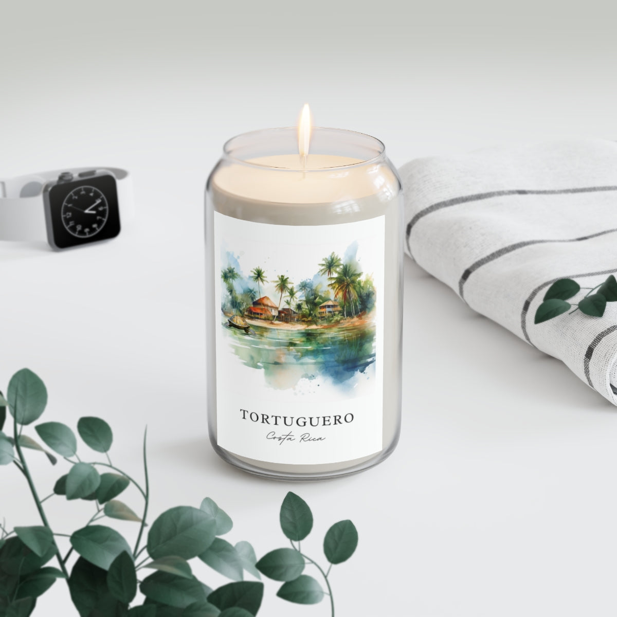 Tortuguero, Costa Rica scented soy candle