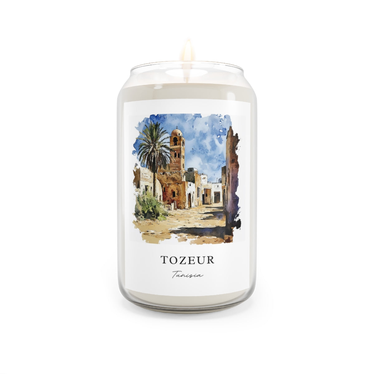 Tozeur, Tunisia scented soy candle