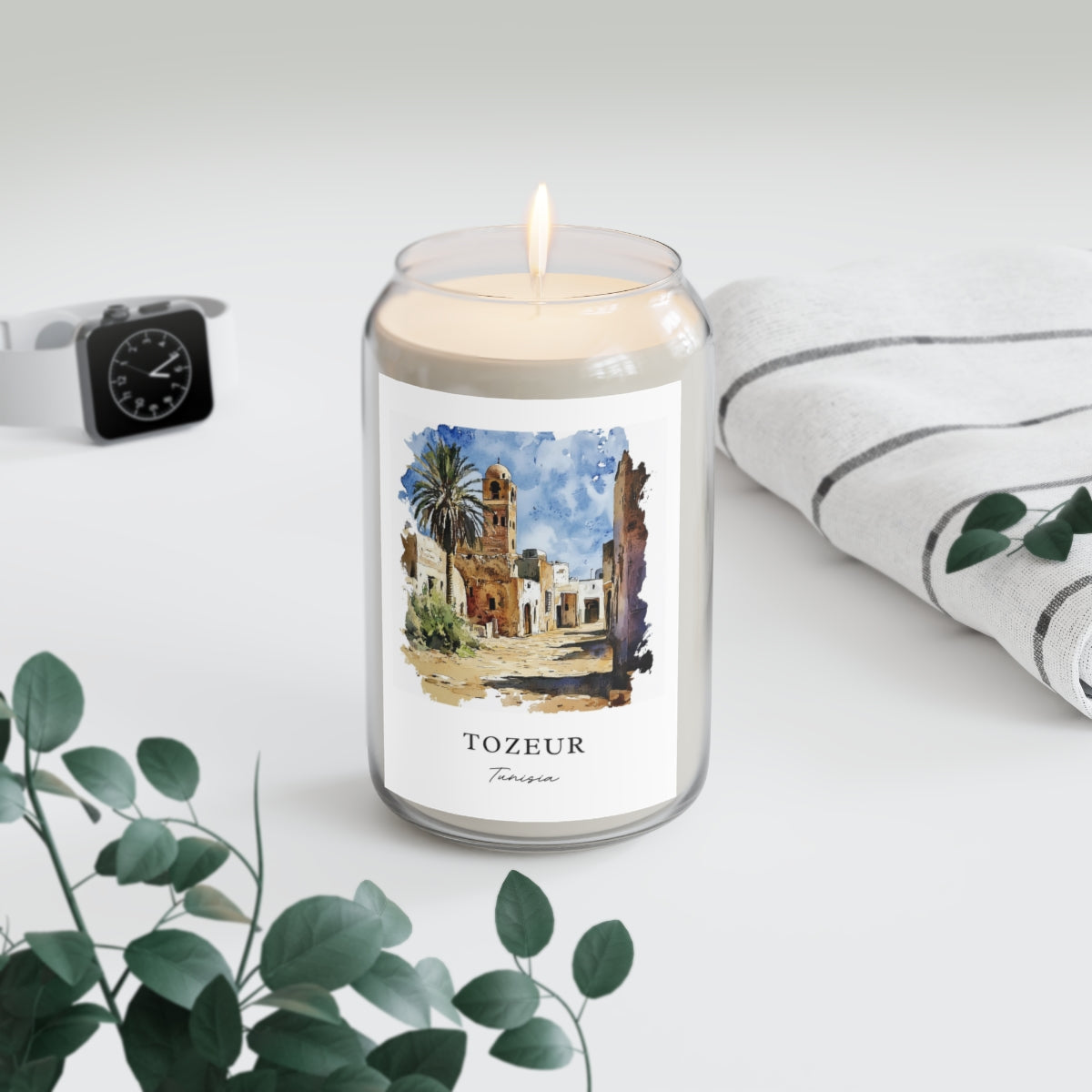 Tozeur, Tunisia scented soy candle