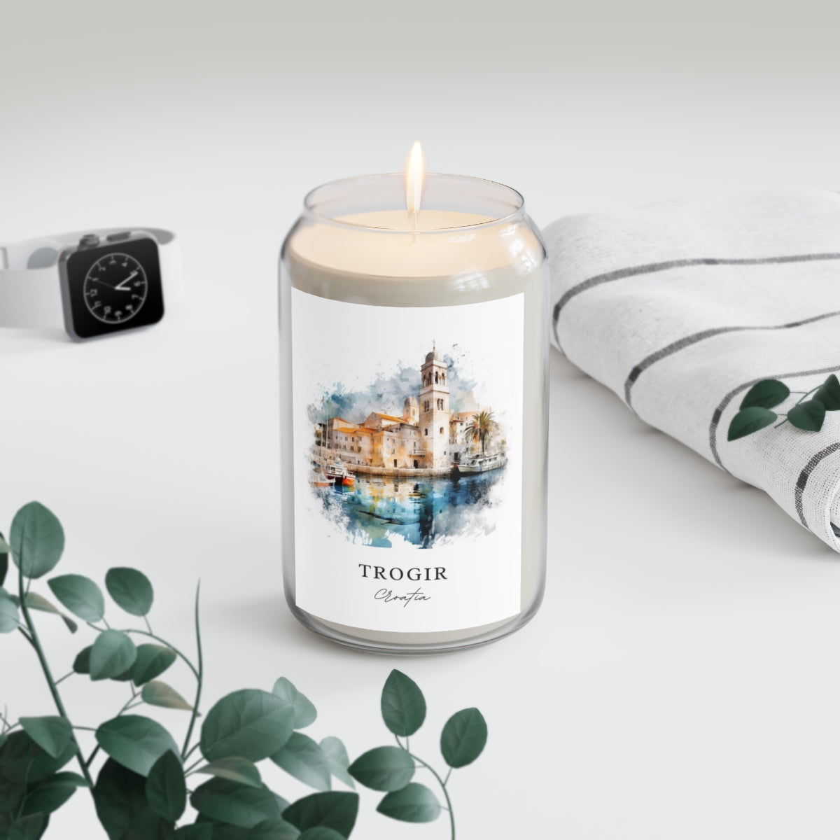 Trogir, Croatia scented soy candle