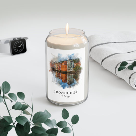 Trondheim, Norway scented soy candle