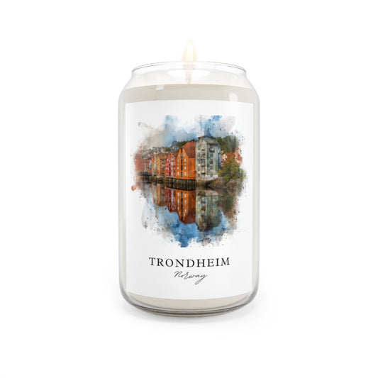Trondheim, Norway scented soy candle