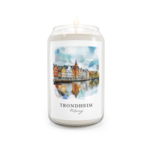 Trondheim, Norway scented soy candle