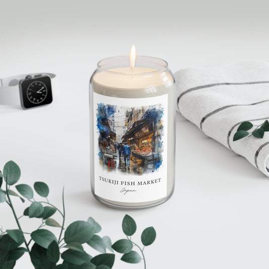 Tsukiji Fish Market, Japan scented soy candle