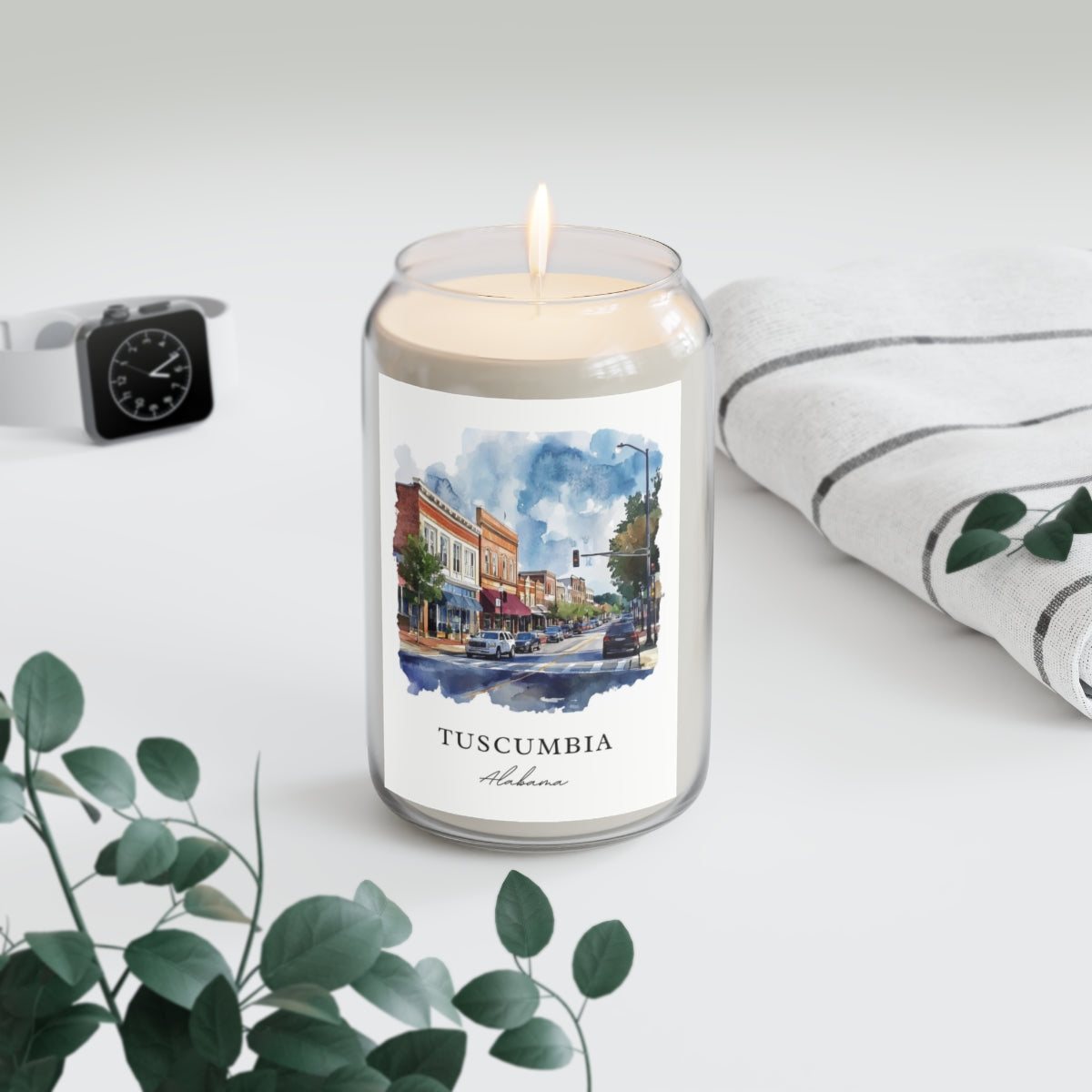 Tuscumbia, Alabama scented soy candle