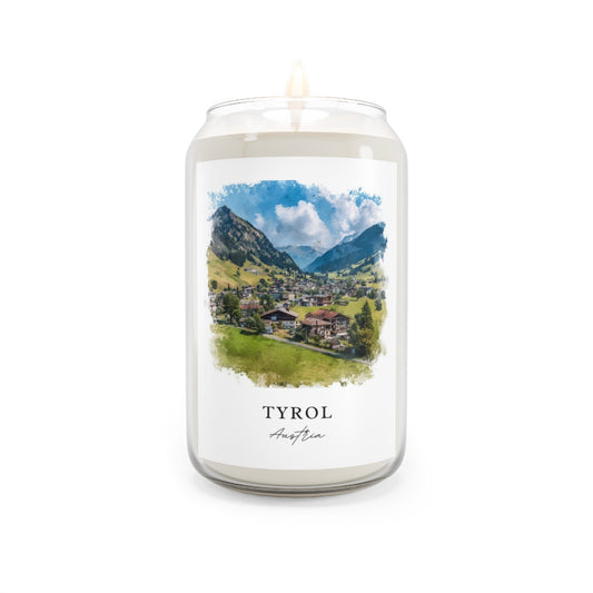 Tyrol, Austria scented soy candle