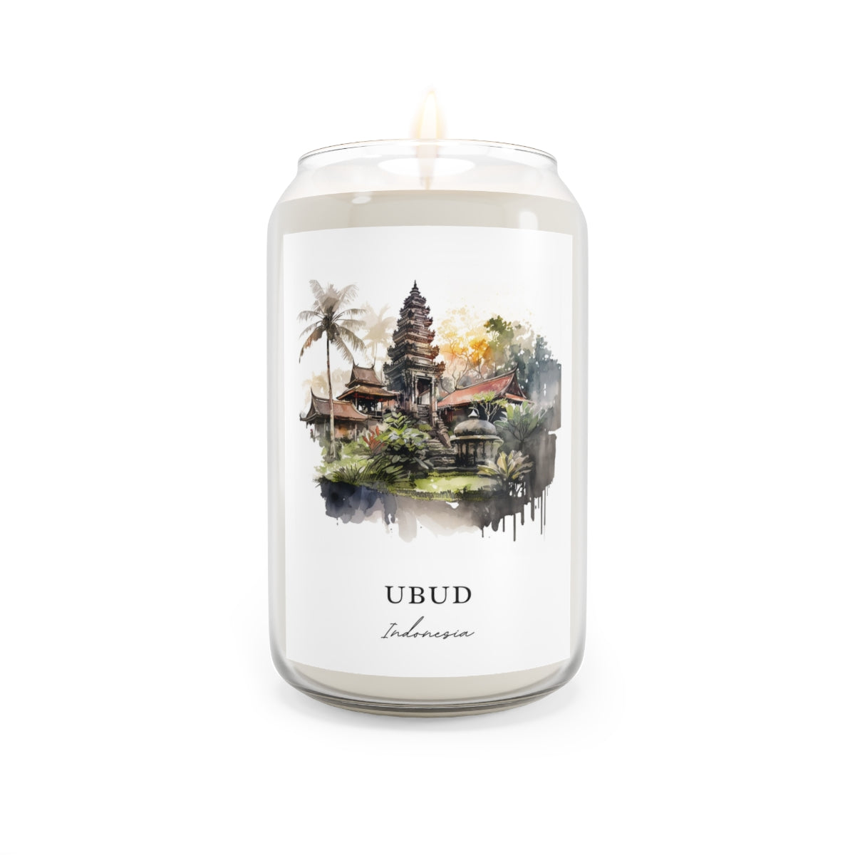 Ubud, Indonesia scented soy candle