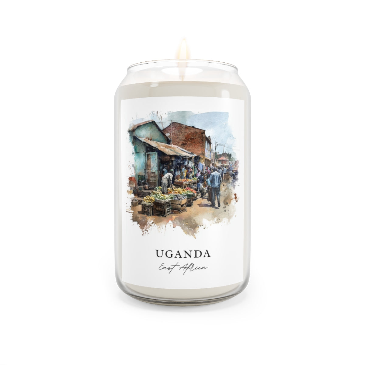 Uganda, East Africa scented soy candle