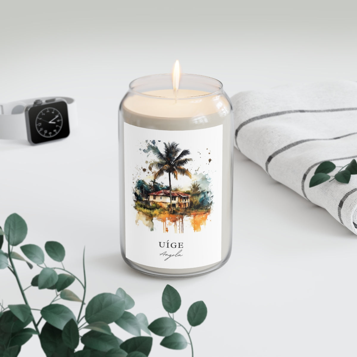 Uíge, Angola scented soy candle
