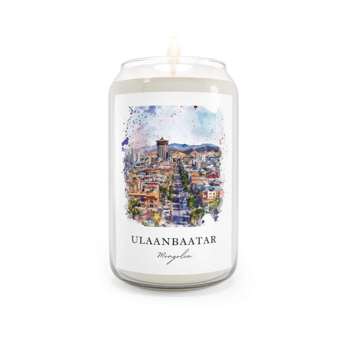 Ulaanbaatar, Mongolia scented soy candle