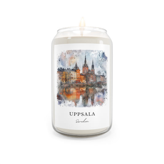 Uppsala, Sweden scented soy candle