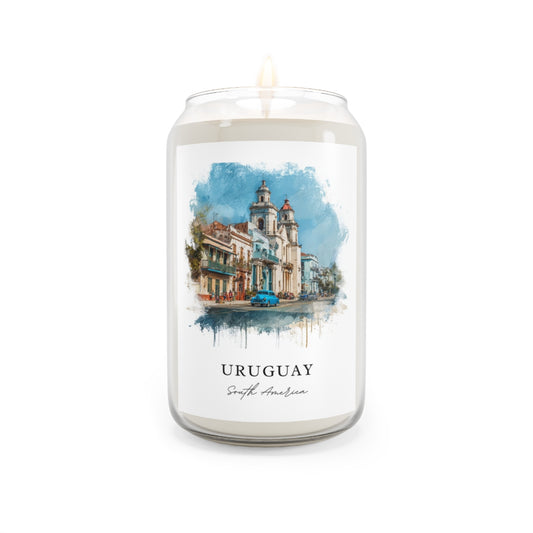 Uruguay, South America scented soy candle