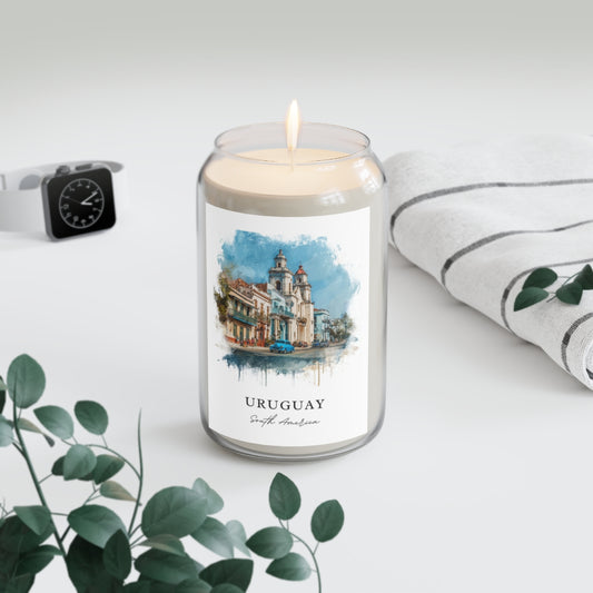 Uruguay, South America scented soy candle