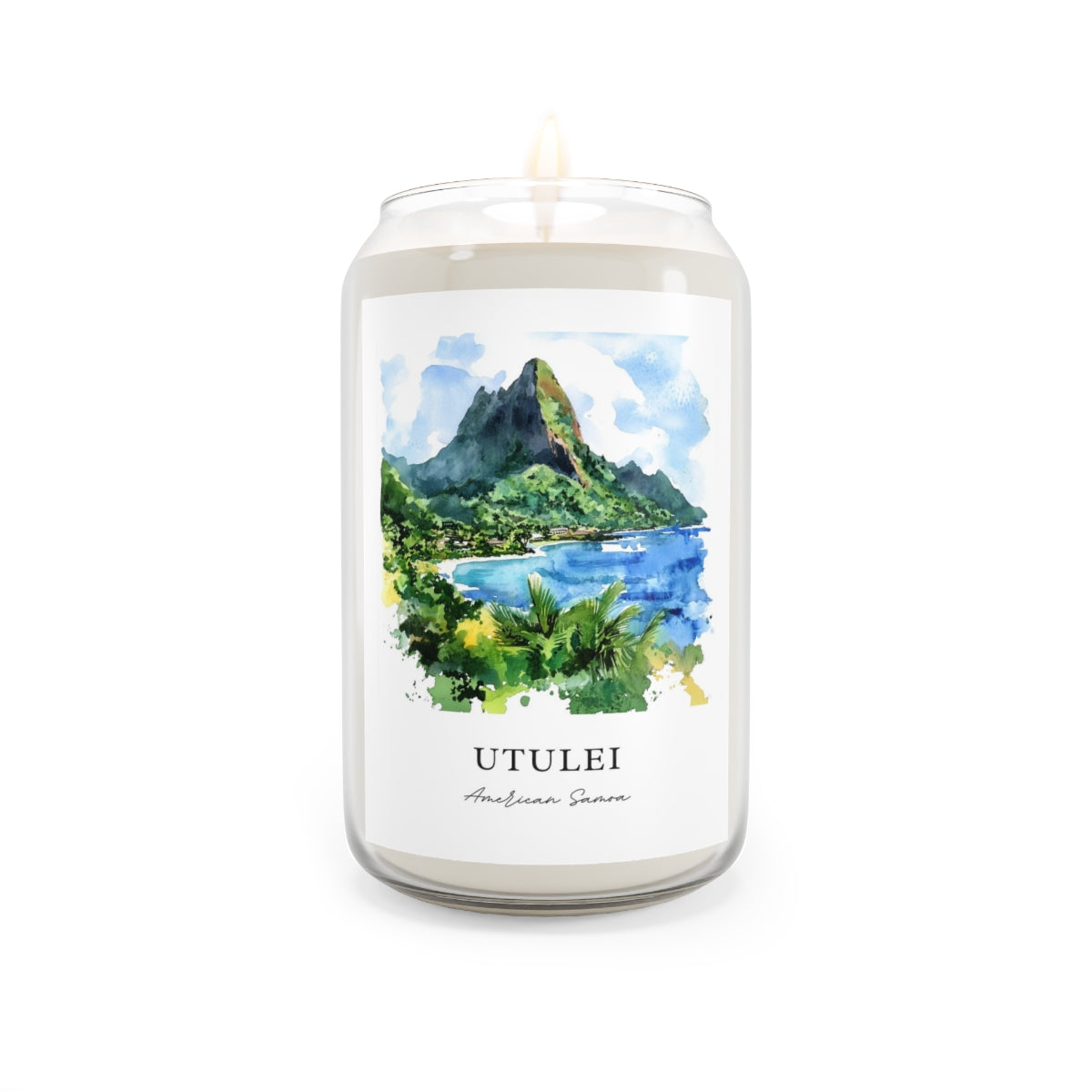 Utulei, American Samoa scented soy candle