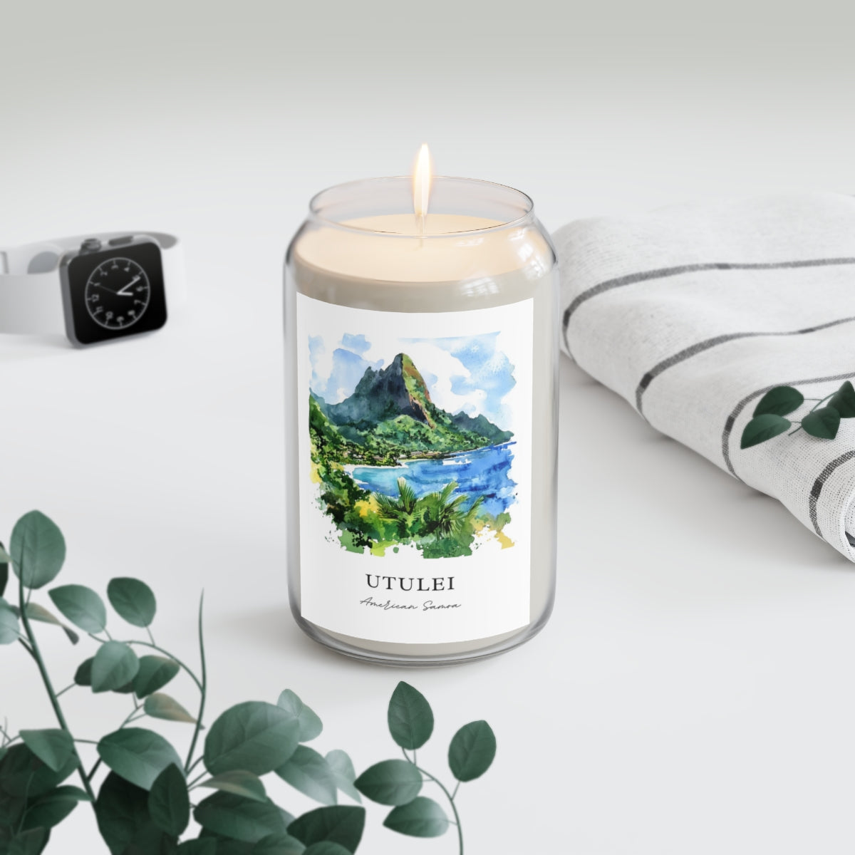 Utulei, American Samoa scented soy candle
