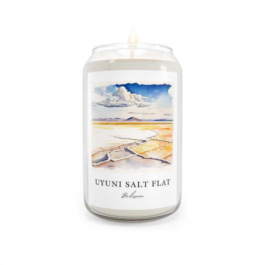 Uyuni Salt Flat, Bolivia scented soy candle