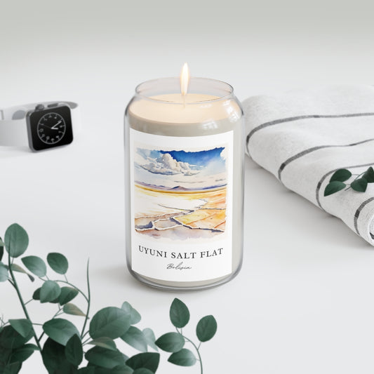 Uyuni Salt Flat, Bolivia scented soy candle