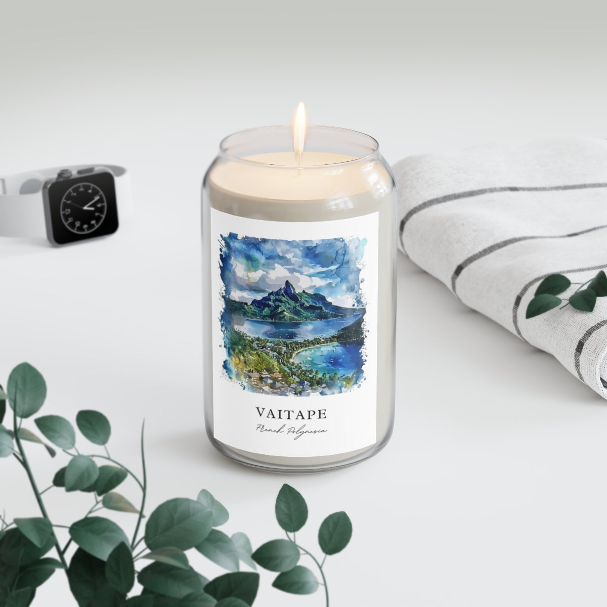 Vaitape, French Polynesia scented soy candle