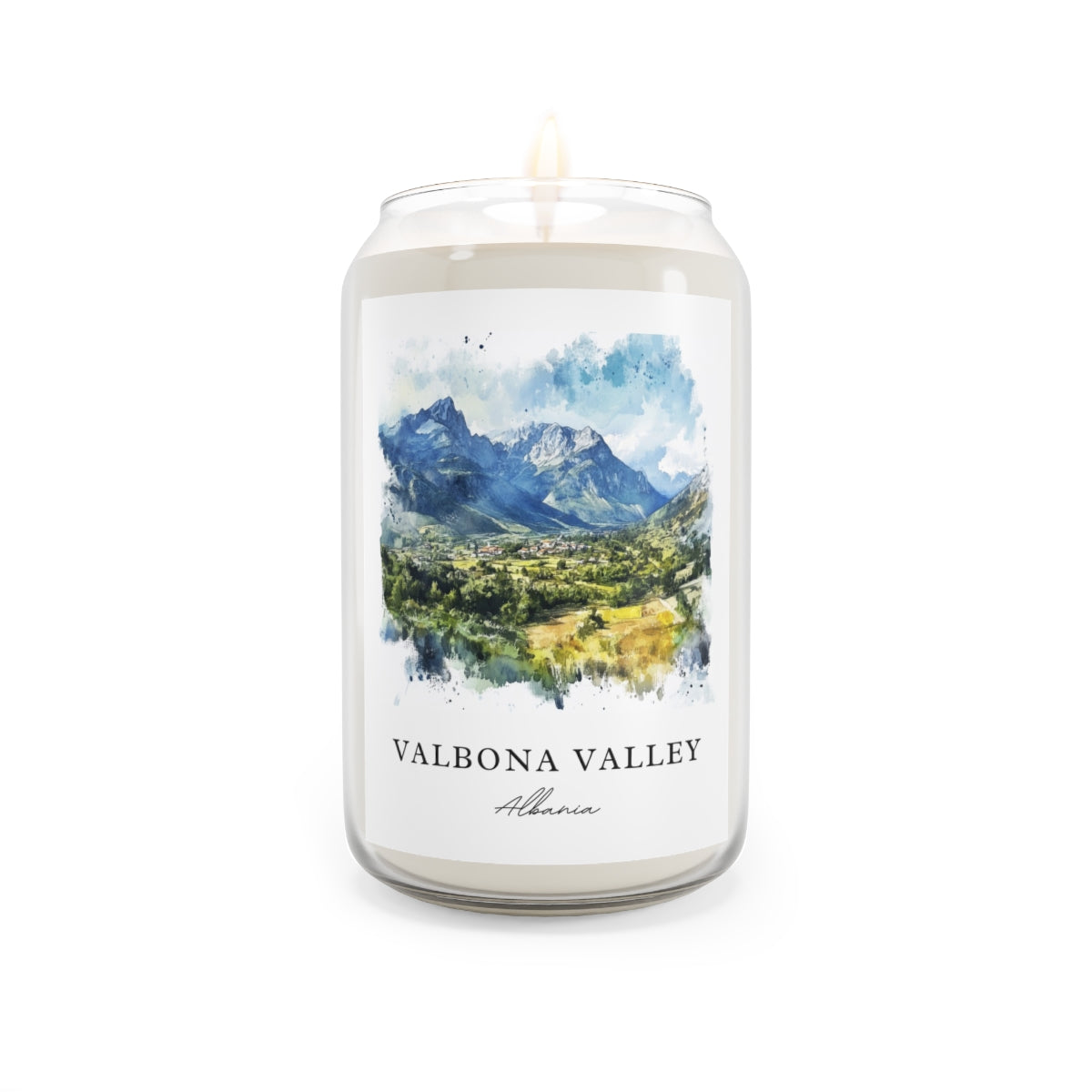 Valbona Valley, Albania scented soy candle