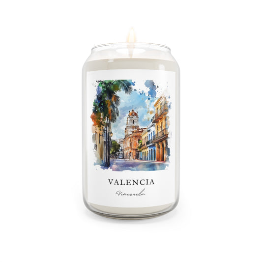 Valencia, Venezuela scented soy candle