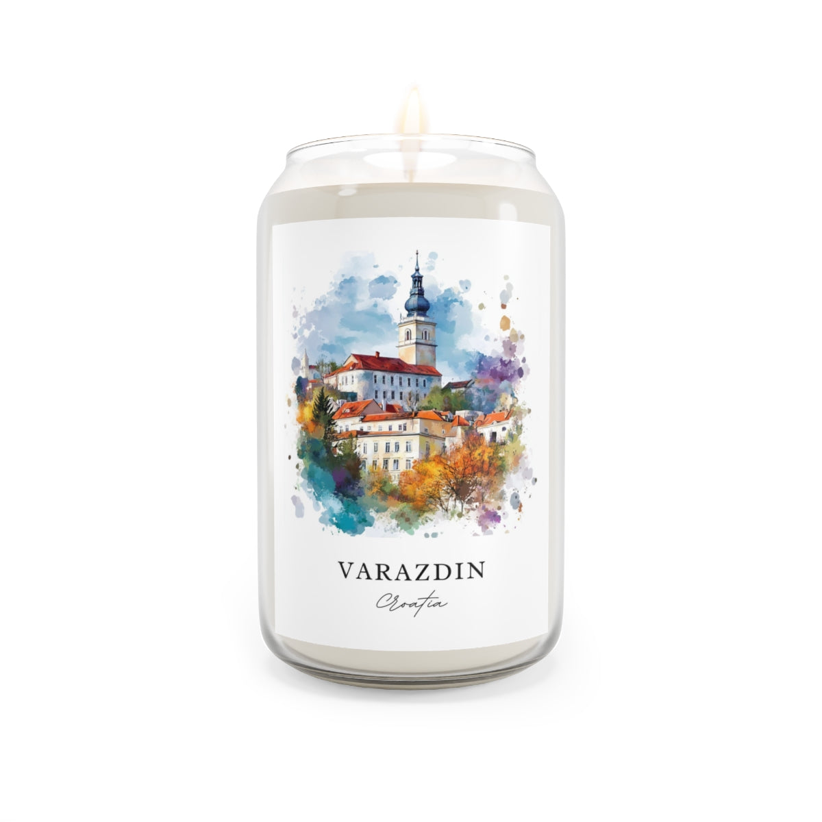 Varazdin, Croatia scented soy candle