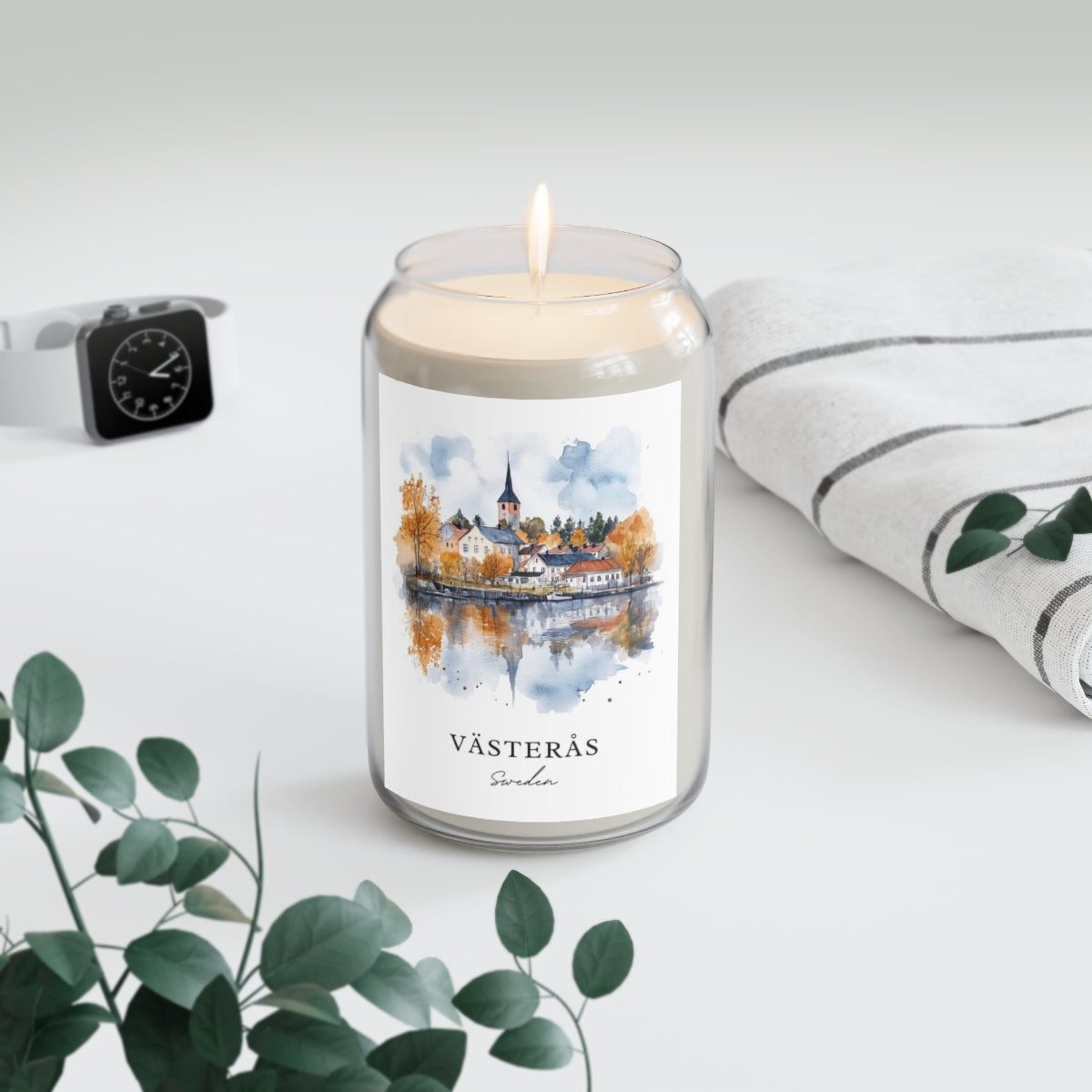 Västerås, Sweden scented soy candle