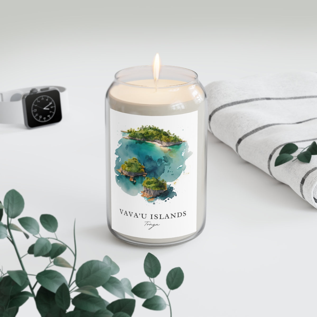 Vava'u Islands, Tonga scented soy candle
