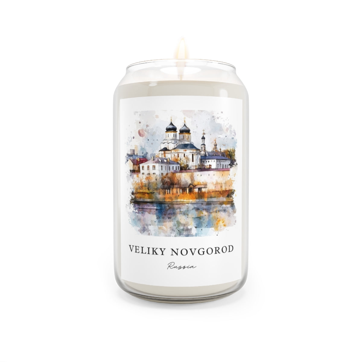 Veliky Novgorod, Russia scented soy candle